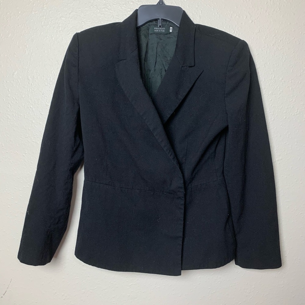Peserico made in Italy black blazer 44/medium